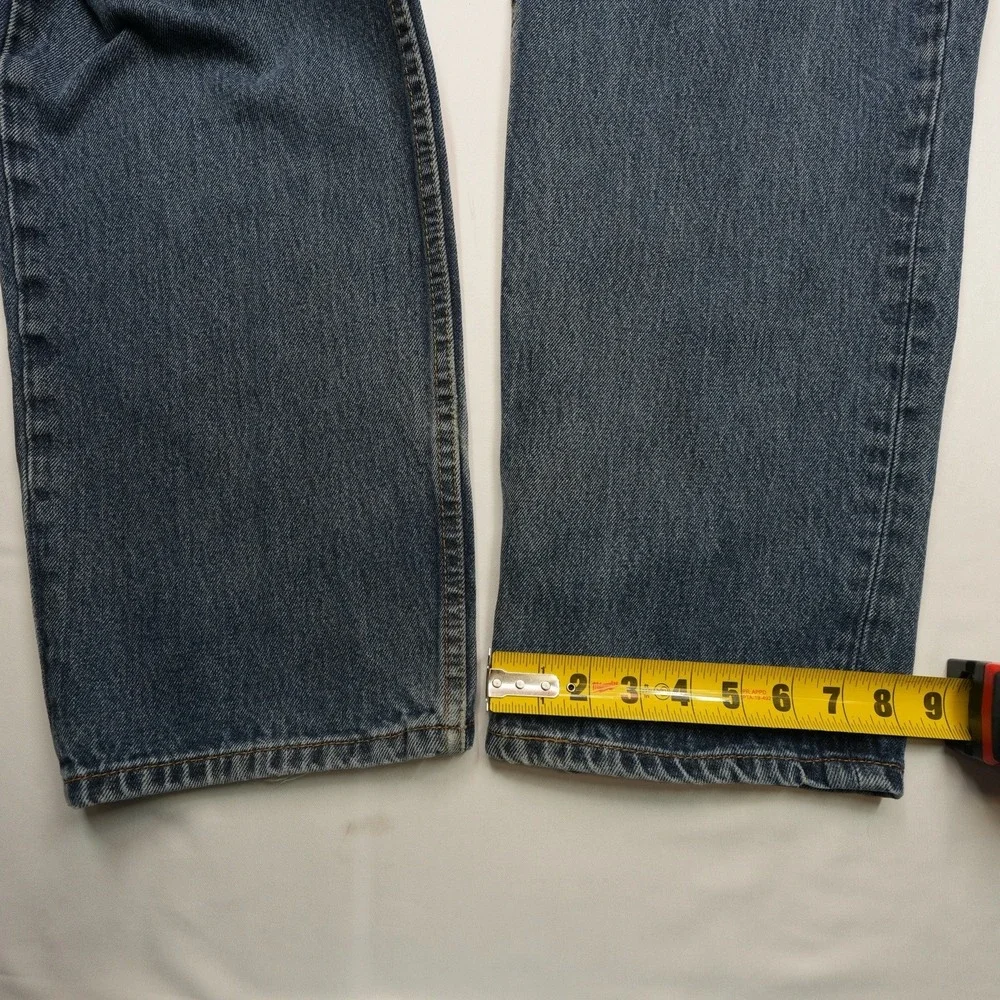 Levi's 550 Jeans Men's Size 38x36 (fit 36X34) Blue Denim Straight Leg Fit‎